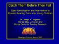 Catch Them Before They Fall PowerPoint PPT Presentation