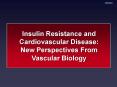 Insulin Resistance and Cardiovascular Disease: PowerPoint PPT Presentation