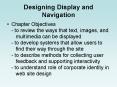 Designing Display and Navigation PowerPoint PPT Presentation