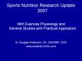 Sports Nutrition Research Update 2007 PowerPoint PPT Presentation