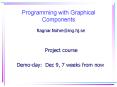 Programming with Graphical Components PowerPoint PPT Presentation