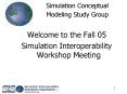 Simulation Conceptual Modeling Study Group PowerPoint PPT Presentation