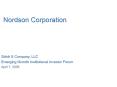Nordson Corporation PowerPoint PPT Presentation