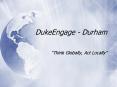 DukeEngage Durham PowerPoint PPT Presentation