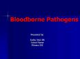 Bloodborne Pathogens PowerPoint PPT Presentation