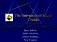 The University of South Florida PowerPoint PPT Presentation
