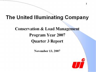The United Illuminating Company