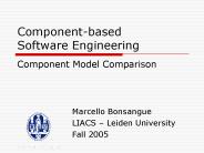 Component-based Software Engineering
