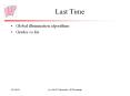 Last Time PowerPoint PPT Presentation