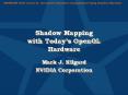 Shadow Mapping with Today PowerPoint PPT Presentation