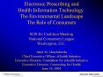 Electronic%20Prescribing%20and%20Health%20Information%20Technology:%20The%20Environmental%20Landscape%20The%20Role%20of%20Consumers%20SOS%20Rx%20Coalition%20Meeting%20National%20Consumers%20League%20Washington,%20D.C.%20Janet%20M.%20Marchibroda%20Chief%20Executive%20Officer,%20eHealth%20Initiative%20Executive PowerPoint PPT Presentation
