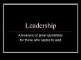 Leadership PowerPoint PPT Presentation