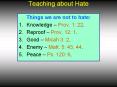 Teaching about Hate PowerPoint PPT Presentation