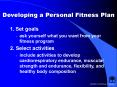 Developing a Personal Fitness Plan PowerPoint PPT Presentation