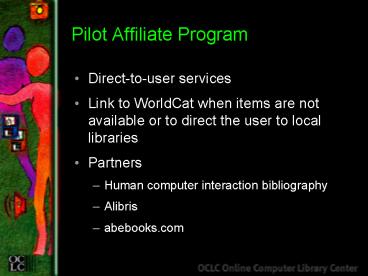 Pilot Affiliate Program
