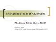 The Achilles PowerPoint PPT Presentation