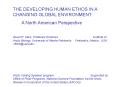 THE DEVELOPING HUMAN ETHOS IN A CHANGING GLOBAL ENVIRONMENT: PowerPoint PPT Presentation