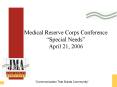 Medical Reserve Corps Conference  PowerPoint PPT Presentation
