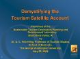 Demystifying the Tourism Satellite Account PowerPoint PPT Presentation