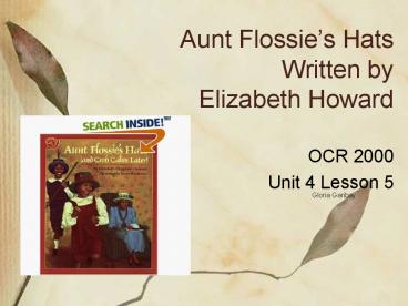 Aunt Flossie