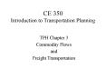 CE 350 Introduction to Transportation Planning PowerPoint PPT Presentation