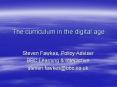 The curriculum in the digital age PowerPoint PPT Presentation