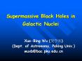 Supermassive Black Holes in Galactic Nuclei PowerPoint PPT Presentation