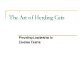 The Art of Herding Cats PowerPoint PPT Presentation