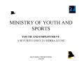 MINISTRY OF YOUTH AND SPORTS PowerPoint PPT Presentation