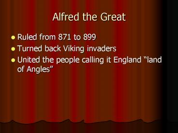 Alfred the Great