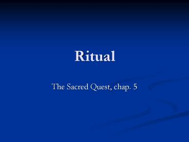 Ritual