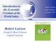Introduction to the Economic Freedom of the World Index PowerPoint PPT Presentation