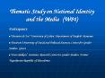 Thematic Study on National Identity and the Media WP4 PowerPoint PPT Presentation