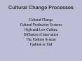 Cultural Change Processes PowerPoint PPT Presentation