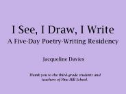 I See, I Draw, I Write