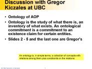 Discussion with Gregor Kiczales at UBC