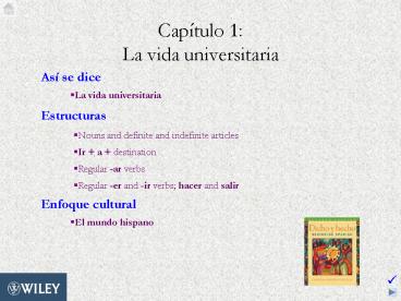 Captulo 1: La vida universitaria