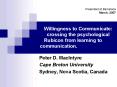 Willingness to Communicate: crossing the psychological Rubicon from learning to communication' PowerPoint PPT Presentation