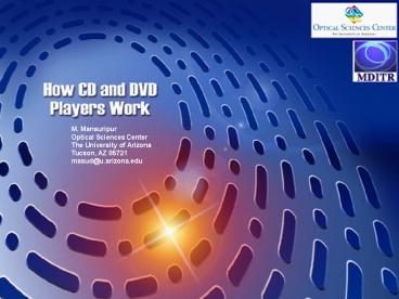 How CD and DVD Players Work