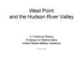West Point and the Hudson River Valley PowerPoint PPT Presentation