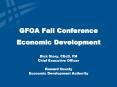 GFOA Fall Conference Economic Development PowerPoint PPT Presentation