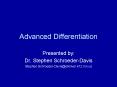 Advanced Differentiation PowerPoint PPT Presentation