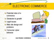ELECTRONIC COMMERCE