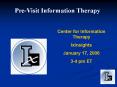 Center for Information Therapy PowerPoint PPT Presentation