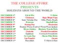 THE COLLEGE STORE PRESENTS HOLIDAYS AROUND THE WORLD PowerPoint PPT Presentation