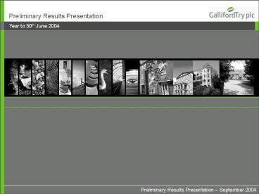 Year to 30th June 2004