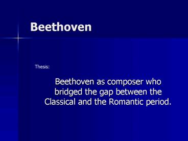 Beethoven