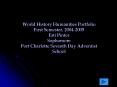 World History Humanities Portfolio First Semester, 20042005 Esti Pinter Sophomore Port Charlotte Sev PowerPoint PPT Presentation