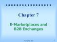 Chapter 7 EMarketplaces and B2B Exchanges PowerPoint PPT Presentation