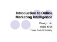 Introduction to Online Marketing Intelligence PowerPoint PPT Presentation